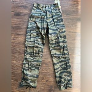 New never worn camo pants from F as in Frank Vintage Clothing